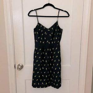 JCrew Pineapple Mini Dress